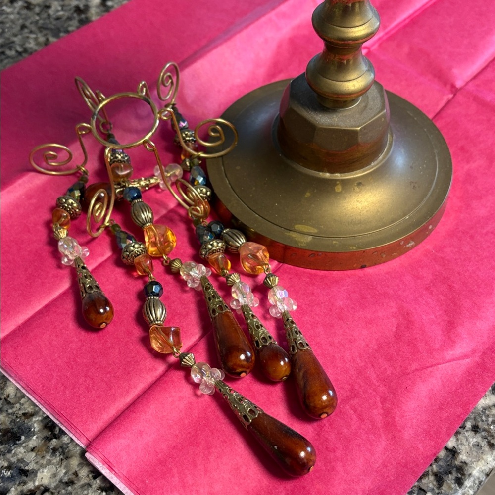 Elegant Beaded Chandelier Baubles for your Candle holders
